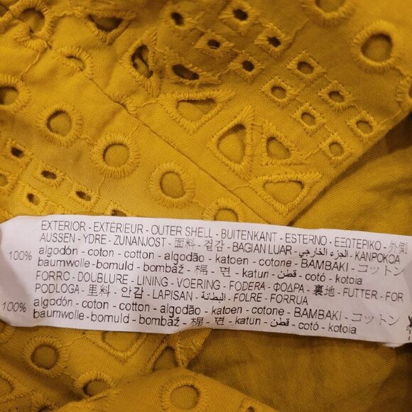 ZARA | Eyelet Ruffle Cotton Skirt | Sz. XS - Picture 8 of 9